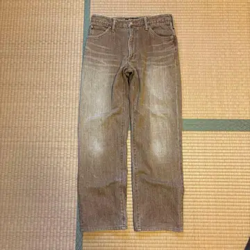 Wrangler 브라운 데님 스트레이트