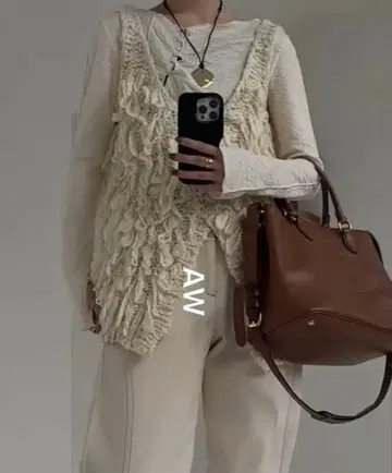 eaphi FRINGE KNIT VEST