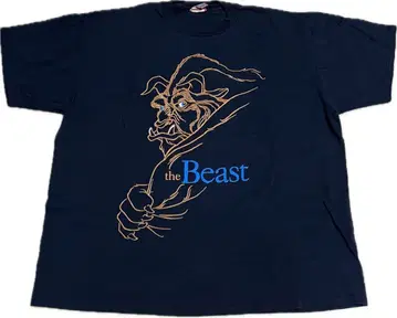 90s USA Disney 미녀와 야수 the beast 셔츠 L