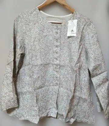 네스트로브 린넨 꽃무늬 블라우스