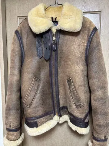 Schott B-3 가죽 자켓 사이즈 38