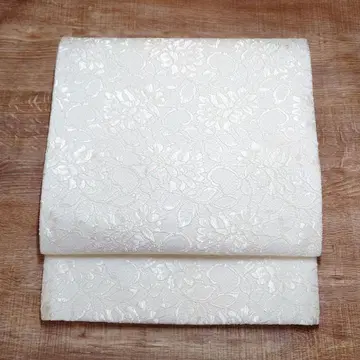 후쿠로 오비 레이스 화이트 화이트 전통 제단 포함 특가