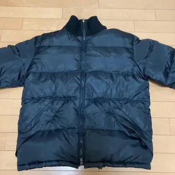 Champion 블랙 다운 자켓 (M)