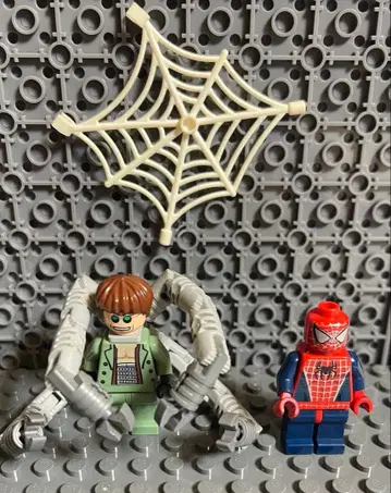 레고 정품 스파이더맨 & 닥터 옥토퍼스 피규어 세트