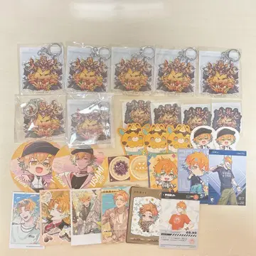 우사미 리토 니지산지 굿즈 세트 스티커 폴라로이드 코스터 캡슐 복권