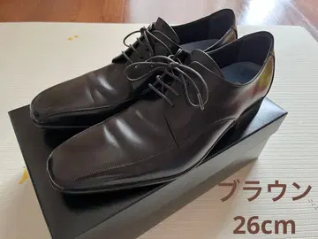 BENIR 브라운 26cm 남성 신발 웨딩 가죽 신발