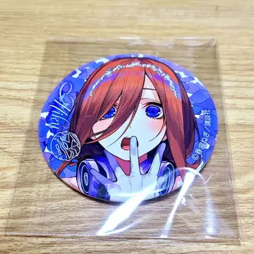 5등분의 신부 나카노 미쿠 anisugar 도넛 캔뱃지