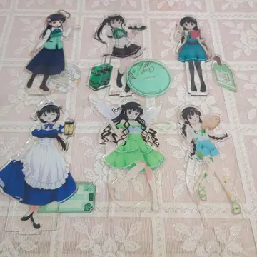 주문은 토끼입니까? 우지마츠 치야 굿즈 아크릴 스탠드와 패널 + 덤 포함