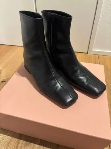 새상품급 fabio rusconi 스퀘어 센터 심 숏부츠