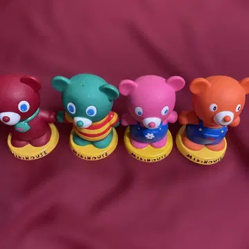 [ MIKI HOUSE ] 캐릭터 저금통 4개 세트