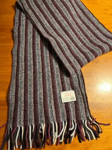 로버트 맥키 울 머플러 스트라이프