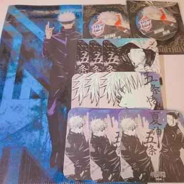 고죠 사토루 벌스데이 캔뱃지 코스터 세트 판매