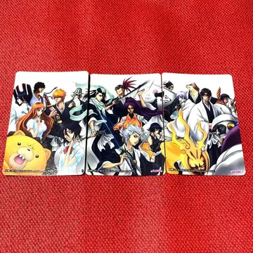 BLEACH 492 카드 3장 집합 호정 13대 이치고 루키아