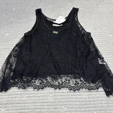 새상품 나노 유니버스 Dritte Boutique 레이스 슬리브리스 상의