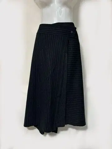 HIROKO BIS 랩스커트풍 울 롱 스커트