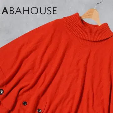 J246@ ABAHOUSE Devinette Luxe 캐시미어 판초