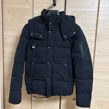 나노 유니버스 nano universe 하이브리드 다운 자켓 블랙