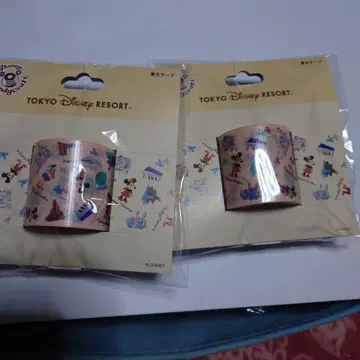 2개 세트 디즈니 리조트 보양 테이프