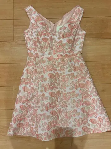 케이트 스페이드 자카드 꽃무늬 원피스 핑크 4