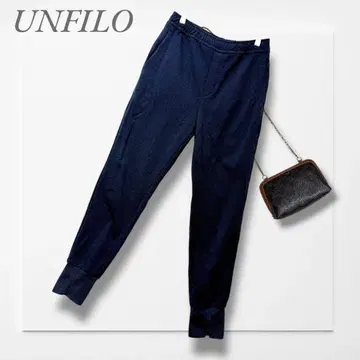 안피로 조거 팬츠(L) 네이비 스트레치 속기모 깔끔한 캐주얼