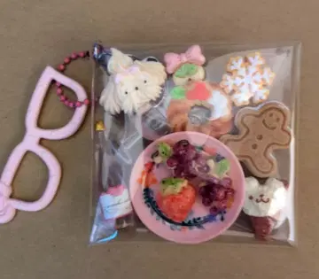 가챠 파우치 Xmas 리스 눈꽃 휘핑 강아지 진저맨 후르츠