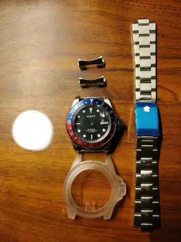 손목시계 BLIGER 테두리 있는 다이얼! 수리 툴 서두르세요!