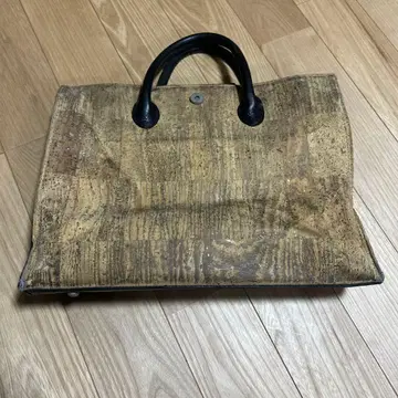 코르크 토트백 베이지