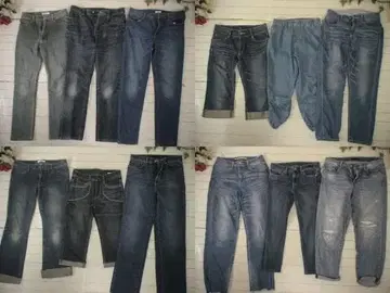 26-5574 여성용 의류 묶음 판매 21벌 청바지 M 사이즈