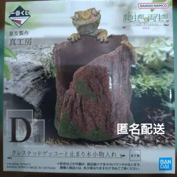 파충류&양서류 제일복권 D상 크레스티드 게코 횃대 소품함