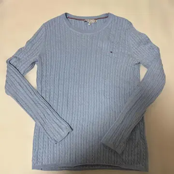 TOMMY HILFIGER 케이블 니트 스웨터 XS