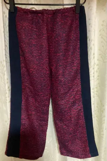 대형 스톨 순모 와이드 팬츠