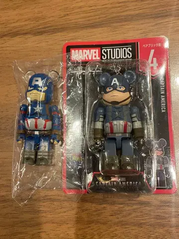 BE@RBRICK 제일복권 MARVEL 캡틴 아메리카 2체 세트