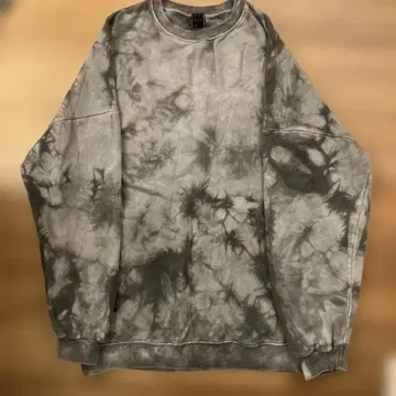 Sick 그레이 타이다이 크루넥 맨투맨