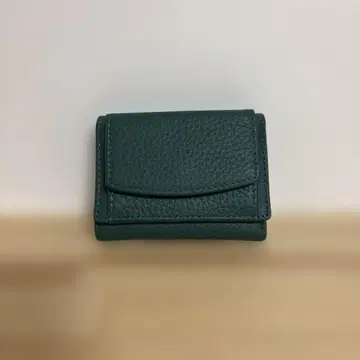 다크 그린 3단 폴더형 지갑