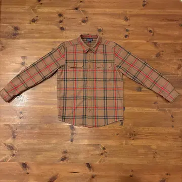 patagonia 체크 무늬 긴팔 셔츠 S