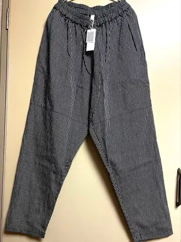 homspun 6oz 히코리 개더 팬츠 세로 스트라이프