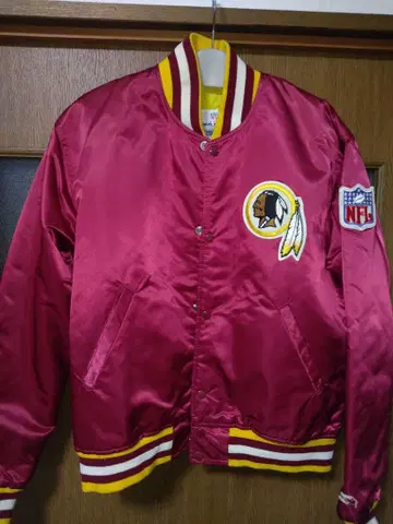 Starter Redskins 바시티 자켓 빨간색