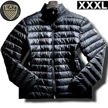 미사용급 엠포리오 아르마니 EA7 2way 다운 자켓 블랙 XXXL