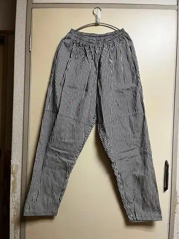 homspun 6oz 히코리 개더 팬츠 굵은 스트라이프