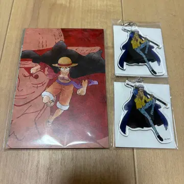 원피스 엽서 아크릴 키링 로우