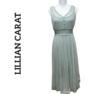 [ 새상품 ] LILLIAN CARAT 리리안 캐럿 슬리브리스 드레스