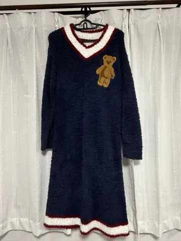 가격 인하 가능!! GELATO PIQUE 곰 자수 네이비 룸웨어