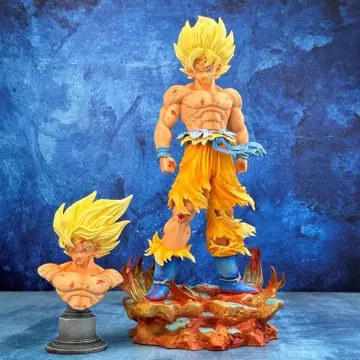 드래곤볼 Z 손오공 슈퍼 사이어인 레진 키트 피규어