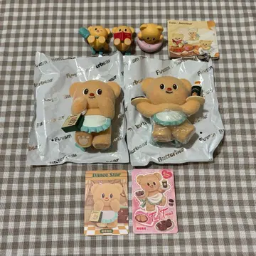 정품 Butterbear 버터베어 곰 피규어 세트