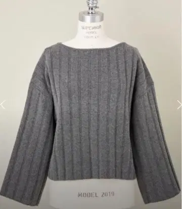 conte 그레이 긴팔 니트