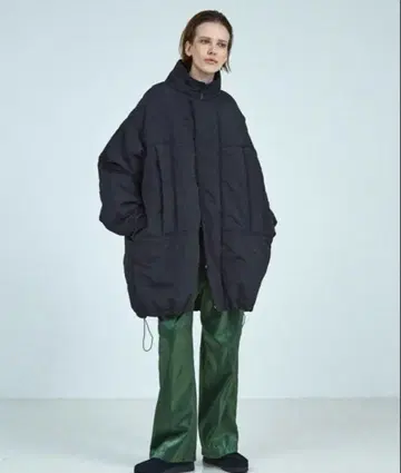 nomine 노미네 몬스터 코트 몬스터 파카 블랙