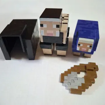양 블랙 파랑 마인크래프트 액션 피규어 Minecraft 마이크라
