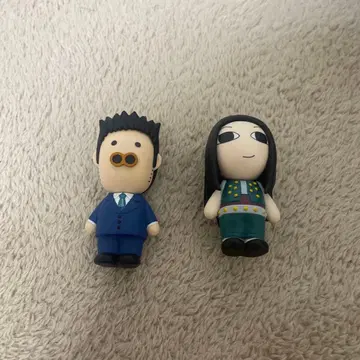 헌터헌터 제일복권 미니 피규어 이르미 레오리오 2체 세트