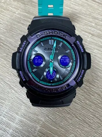 새상품급! 손목시계 G-SHOCK G AWG-M100SBL 전파 솔라