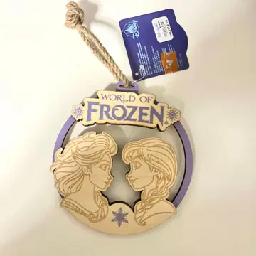 우드 오너먼트 안나와 눈의 여왕